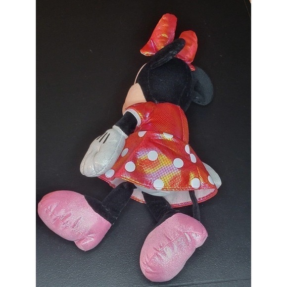 TY Minnie Mouse Plush With Iradecent Dress - Picture 3 of 3